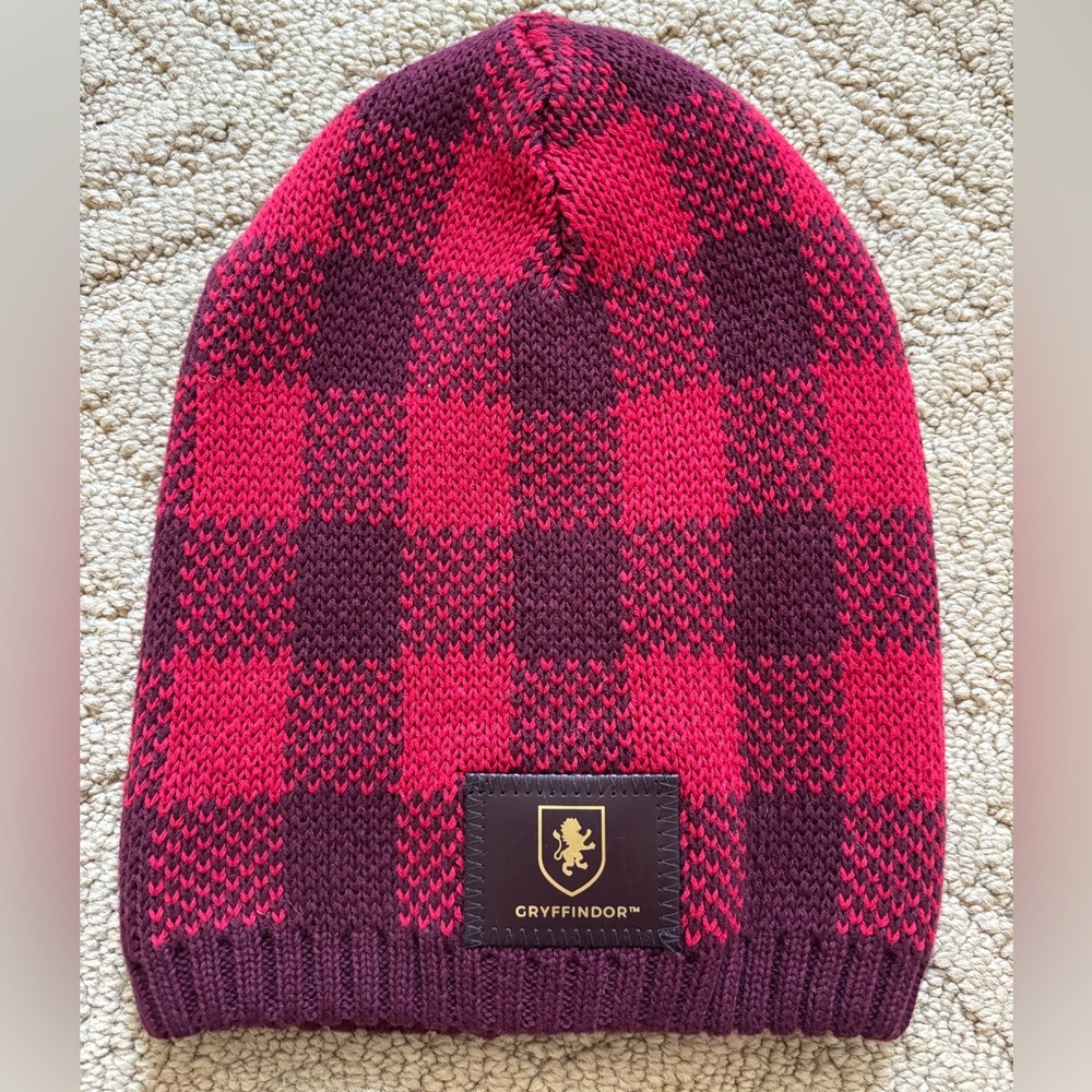 Gryffindor Checkered Beanie - Harry Potter